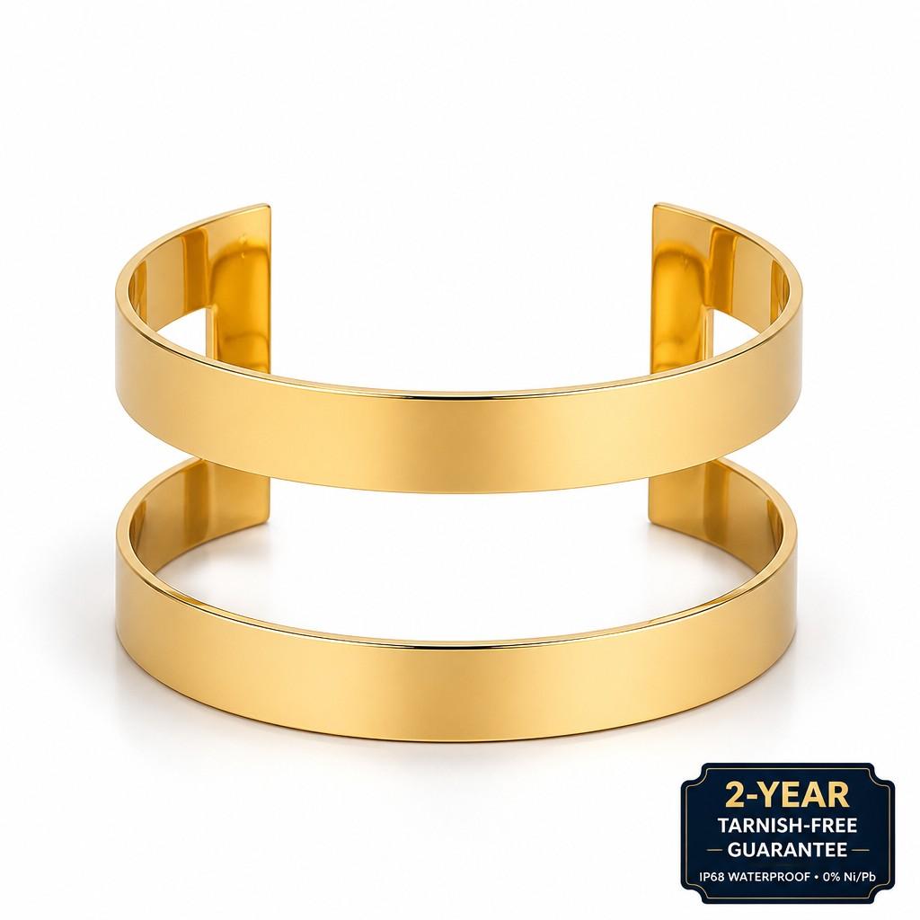 Fashionable LadiesJewelry Bangles Design With Stainless Steel Decor Shiny Silver Finishing Design Women Trending Women Bracelets
