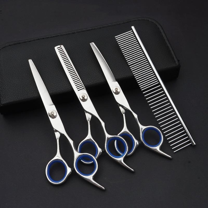 All-Steel Professional Dog Grooming Shears Set