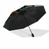 1PC Demon Slayer Automatic Folding Umbrella, Automatic Folding Umbrella with 8 Ribs, Convenient for Outdoor Use  041