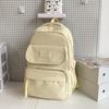 Schoolbag Japanese ins Backpack College Wind Large Capacity Multi-compartment Lightweight Middle School Student School Bag College Student Travel 