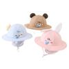 2026 Spring Children's Wide Brim Cartoon Sun Hat - Super Cute, Lightweight Sun Protection for Boys and Girls