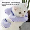 Adjustable Anti-stain Cat and Dog Neck Collar, Pet Anti-licking Illite White Soft Ring Sterilization Collar