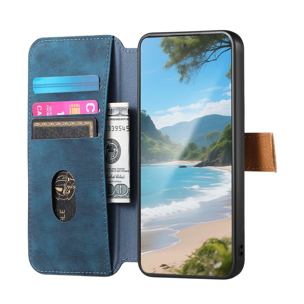 For Honor 400 Pro 5G (Global) Case Wallet Retro Leather Phone Cover with Wristband Kickstand