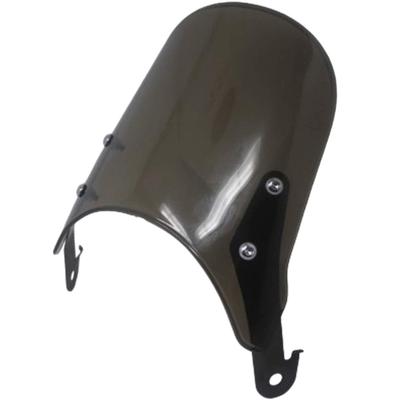 KINOKINO Universal Mini Meterblende für Motorräder, Rund, Einzelnes Licht, Naked (Rauch)