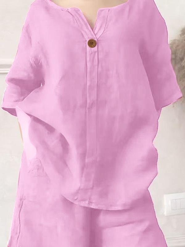 Современный женский однотонный топ и шорты с высокой талией, комплект из двух предметов XXXL розовый