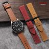Calfskin Genuine Leather Watchbands 18mm 20mm 22mm 24mm Smartwatch Strap Dark Brown Black Blue Watch Band Watches Accessories