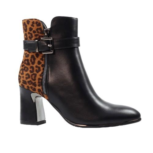 Lunar Womens/Ladies Shaw Ankle Boots cm nero