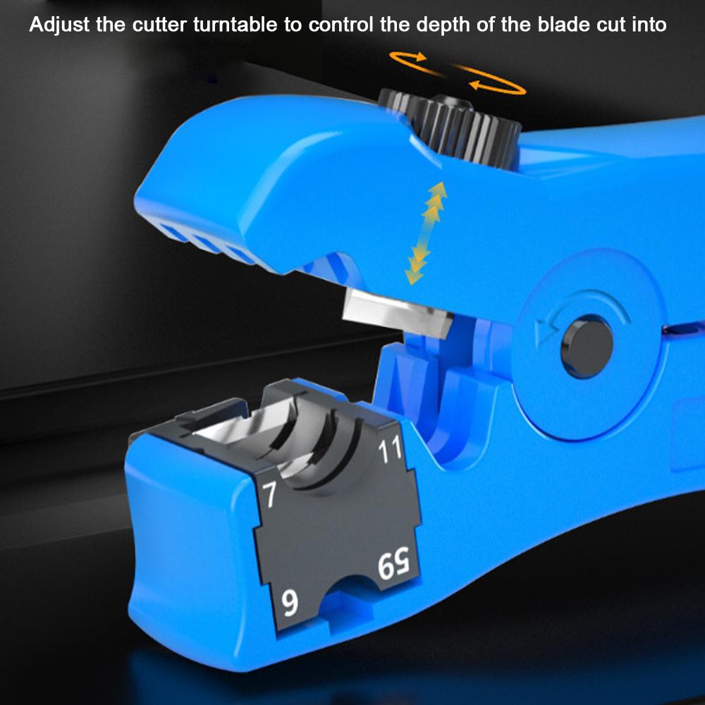 Multifunctional Cable Stripping Pliers Coaxial Cable Network Cable Coaxial Cable Flat Cable