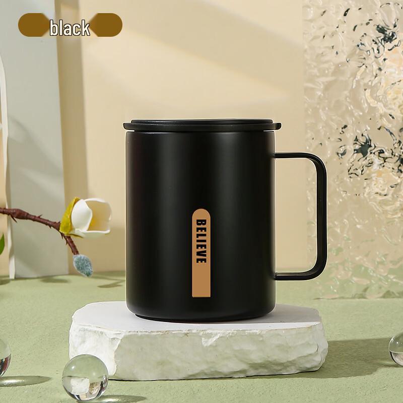 

OLOEY 316 Stainless Steel Insulated Mug with Lid and Handle