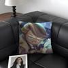 CCookie RunN Kingdom Cartoon Cushion Cover Natural Linen Organic Fabric DoubleSided Printing Sofa Home Decor Gift Pillow Case