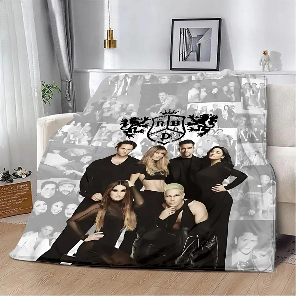 Mexico POP Band RBD Rebelde Printed Blanket Picnic Blankets Warm Blanket Soft and Comfortable Blanket Home Travel Birthday Gift