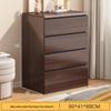 Shengbei Black Walnut Round Storage Cabinet