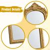 Decorative Vintage Vanity Mirror, Made of Resin, with An Arched Frame, Ideal for Parties.