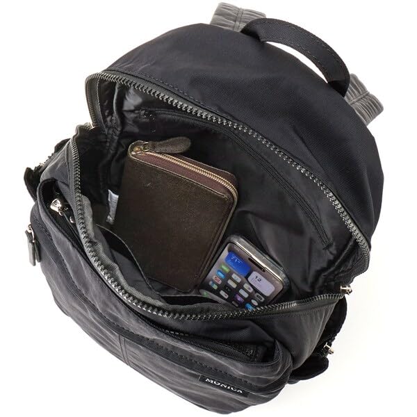 Side Zip Backpack MONI02704 Navy [MONICA] (66)