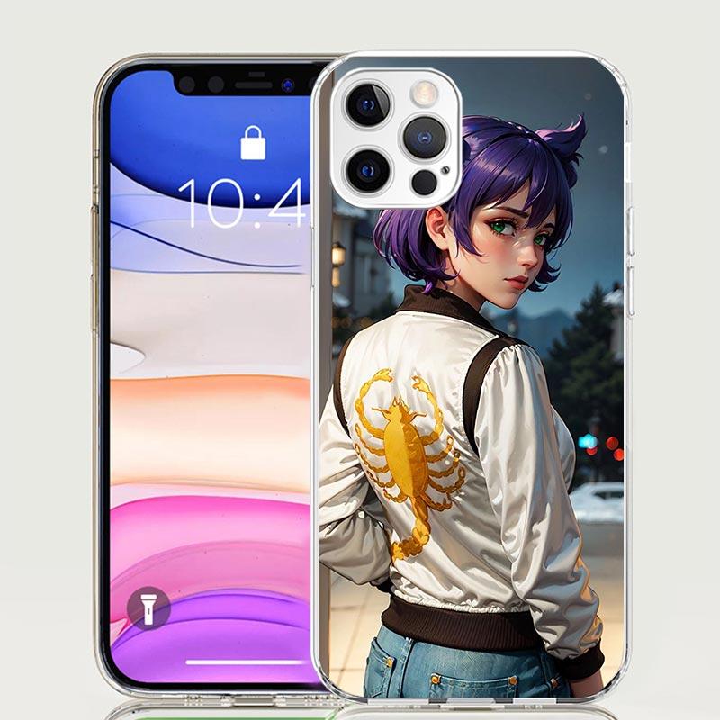 Ewiger Sommer Anime Handyhülle für Apple iPhone 17 Air 16 15 Plus 14 + 13 Mini 12 11 Pro Max 7 8 SE 16Max Weiche Hülle