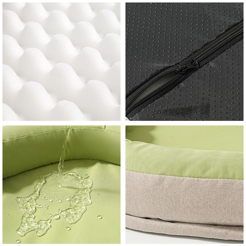 Cooling Dog Bed Summer Pet Sofa Bed Washable Soft Sleeping Mat for Small Medium Large Dogs Cats Breathable Pet Cushion