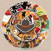 50 Western Cowboy Stickers: Creative, Trendy, Waterproof Decals for Suitcases & Laptops