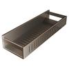 Gunmetal Wall Mount Bathroom Shelf With Antidrill Design For Shower And Toilet Storage
