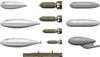 MiniArt American Fuel Tank and Bomb Plastic Model MA49015 1/48