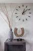 NeXtime wall clock "PLUG INN", very quiet, black, stainless steel, ø58 cm