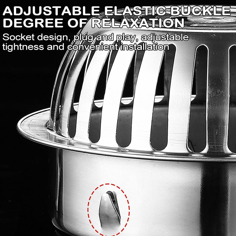 Ochranný koš na okapový žlab Nerezový dřez Proti ucpávání Lapač nečistot Příslušenství Střešní odtoková trubka Odtokový filtr na listí