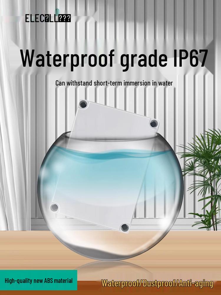 ELEKO Outdoor ABS-Kunststoff Versiegelt Wasserdichte Anschlussdose