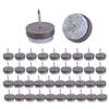 Pack of 50 Sturdy Felt Furniture Glides With Nails for Floor Protective and Scratch Prevention 22mm Diameter Designs