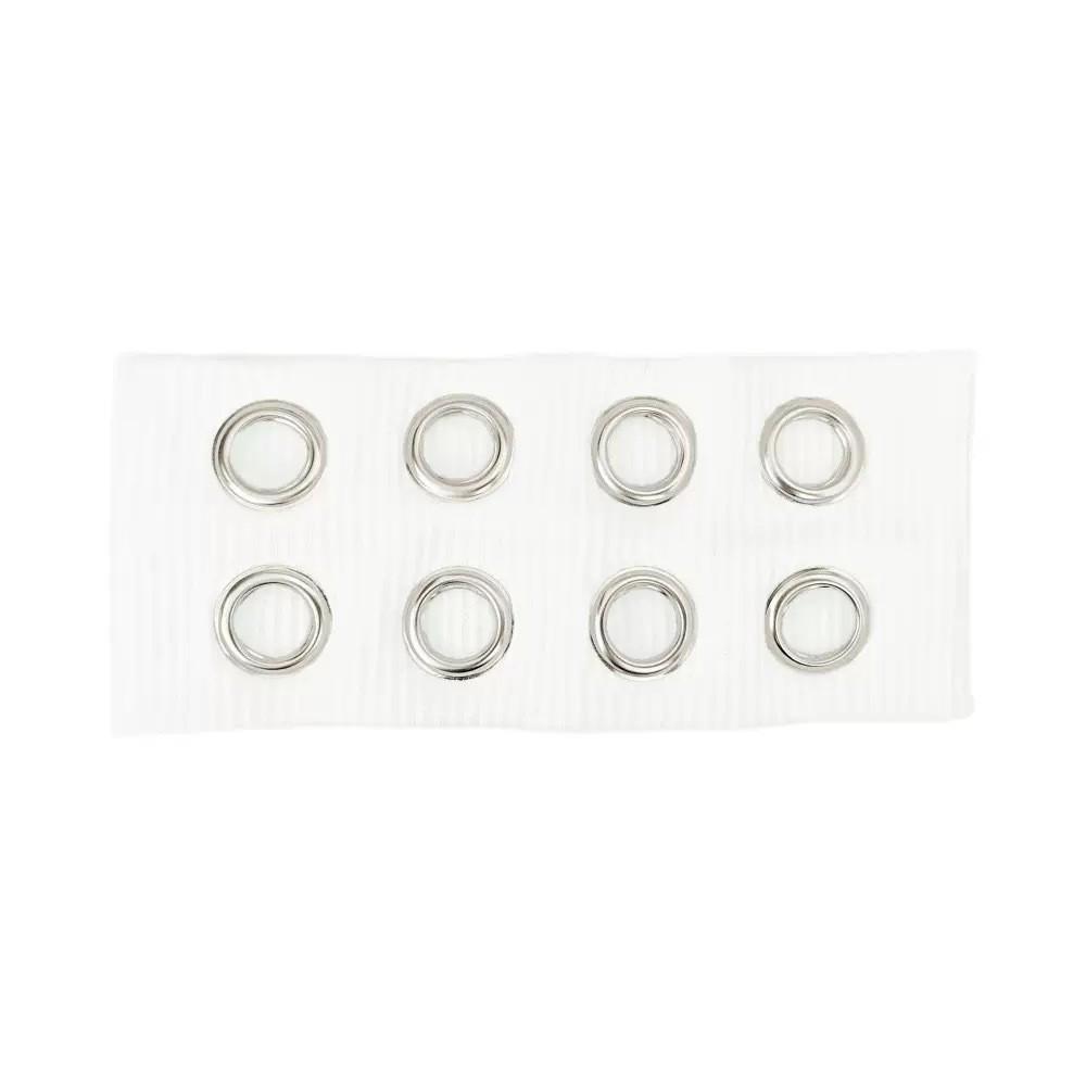 

Girl group punk metal ring elastic headband Korean ins sweet and cool wide elastic retro hair accessory білий
