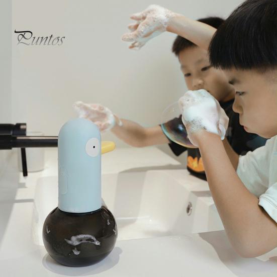 Automatische Zeepdispenser Inductie Schuim Contactloos Eendvormig Hoge Precisie 400ml Capaciteit Hoge Precisie Sensor