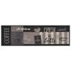 VidaXL Washable Kitchen Rug Black Coffee Print 45x150 Cm Velvet 136555