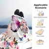 Butterfly Flower Customize Your Name Blanket Warm Comfortable Soft Blanket For Chair Office Sofa Bed Sofa Office Camping Suitable For Gifting