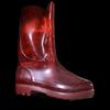 Lijiu Hong Red High-Top Rain Boots
