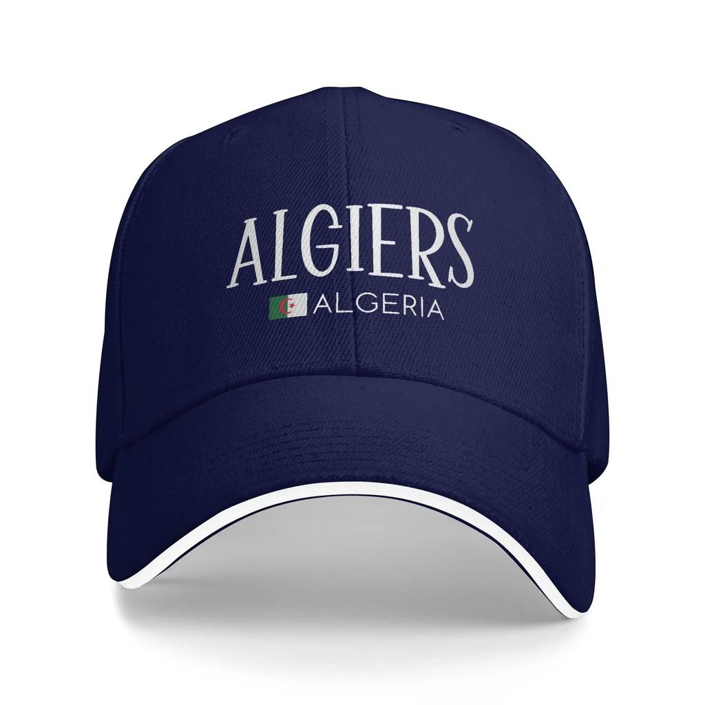 Y2K Algiers Algeria Flag Sport Baseball Caps For Mens High-end Female Beach Dad Hat Snapback Cap