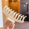 Nuove pinze per capelli a chela eleganti da donna Bianco Caffè Plastica Grande Pinza per capelli Copricapo Coreano Ragazze Pinze per capelli a chela di granchio Accessori per capelli alla moda