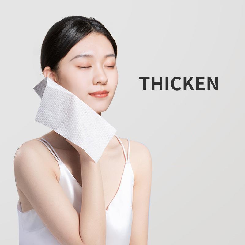 7/28pcs Disposable Washcloth Portable Travel Towel Thickened One-time Compressed Face Cleansing Beauty Square Towel