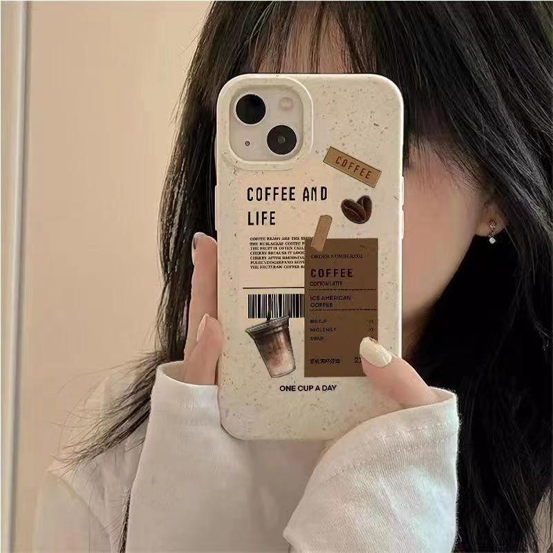 Coffee Orders Are Applicable To Apple 15PROMAX Mobile Phone Case 14PRO creative/13PRO Anti-drop 12/11/xsmax.