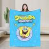 Spongebobed Blanket Flannel  Winter  Breathable Soft Throw Blankets for Home Travel Bedspread