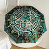 Mayan Calendar Inspired Umbrella: A Unique Blend of Ancient Art and Modern Functionality - Perfect for Outdoor Adventures, Travel Essentials 167