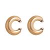 Fashionable Design, Colorful Circular Ear Clip Earrings, Copper Material, Gold-plated and Color Preserving