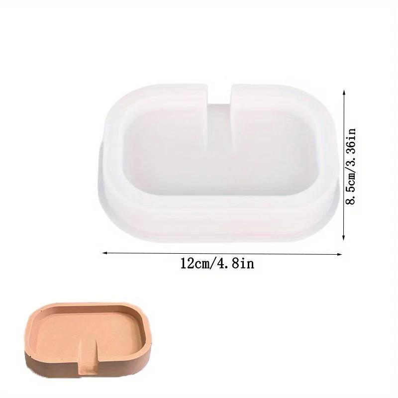 

Top Quality Concrete Soap Storage Tray Silicone Mold Square Soap Dish Plate Resin Epoxy Mould Cement Plaster Soap Box Holder