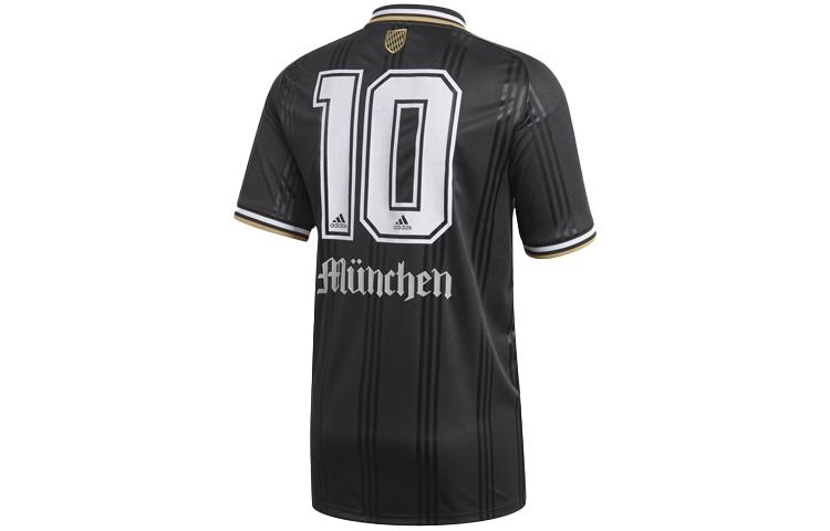 

Adidas Soccer Jerseys Men s Black Moderate Straight Fit FK3557 M