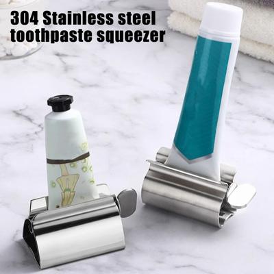 Stainless Steel Toothpaste Squeezer Compact Design Reusable Multifunctional Metal Toothpaste