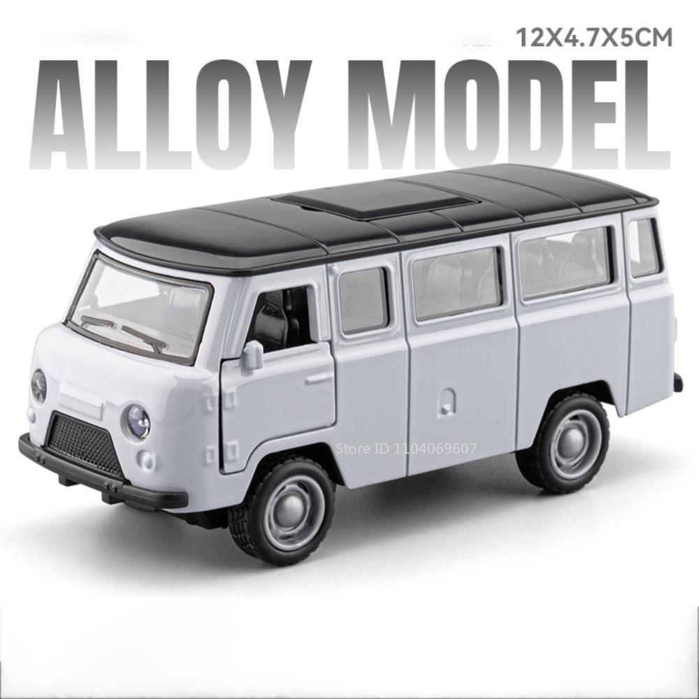 1:36 Uaz Traveler Modell Spielzeug Geländewagen Legierung Druckguss Türen Öffnen Rückzieher Gummireifen Simulationsfahrzeuge Für Kinder Geschenke gray