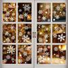 Glass Window Sticker Christmas Decorations White Snowflake Wall Decals Christmas Wall Stickers