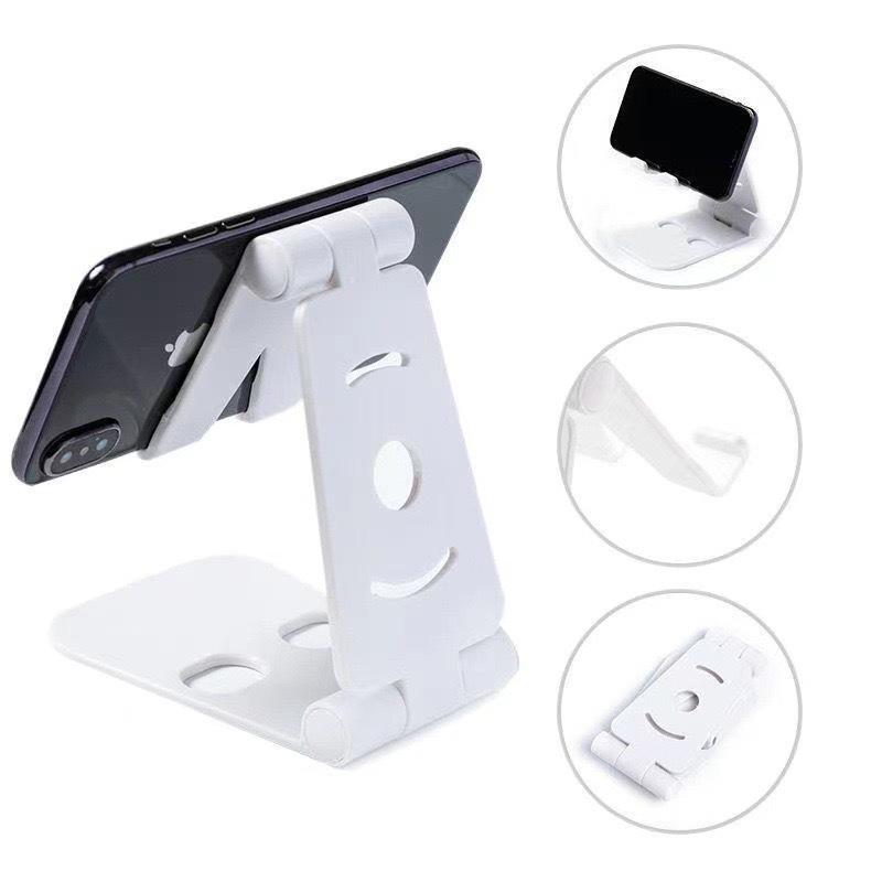 Double Foldable Portable Phone & Tablet Stand: Multifunctional & Creative Gift for Desktop & Live Streaming.