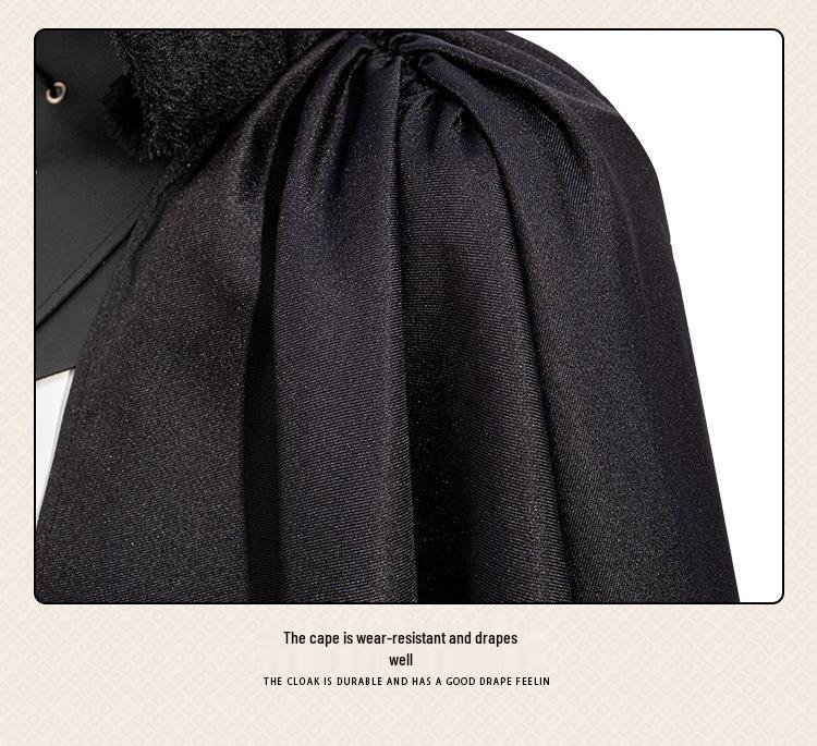 2025 Medieval Hooded Wizard Cloak Costume for Cosplay & Parties