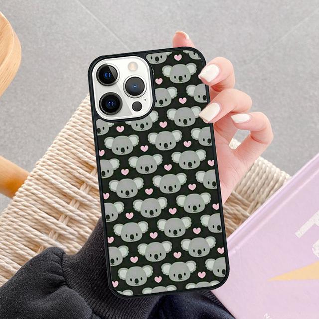 Cute cartoon watercolor animal koala Phone Case For Apple 11 Pro Max 8 7 Plus SE2020 Coque For iPhone 13 12 Mini 14 15 16