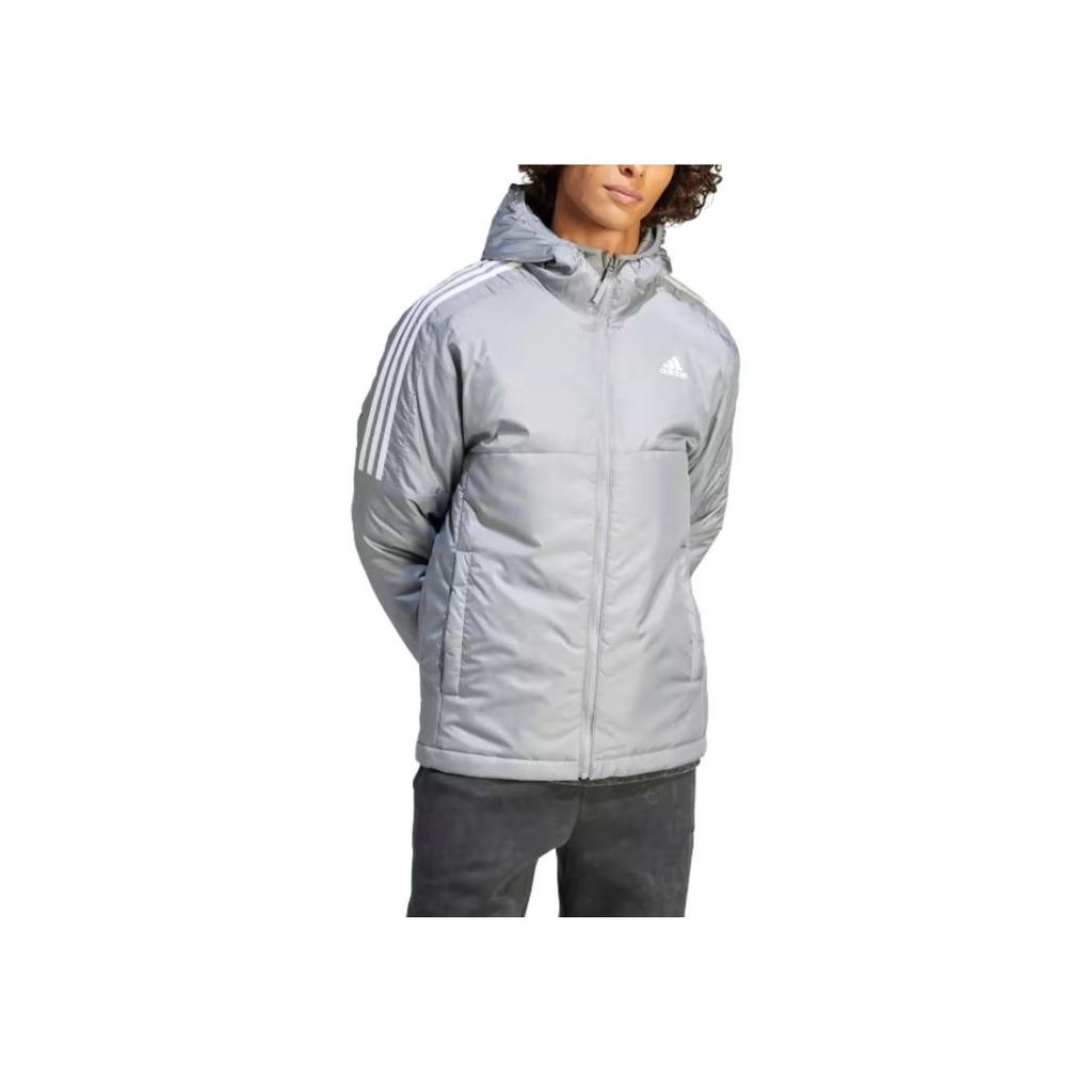 New Adidas Essential Jackets Men's Gray IK5684