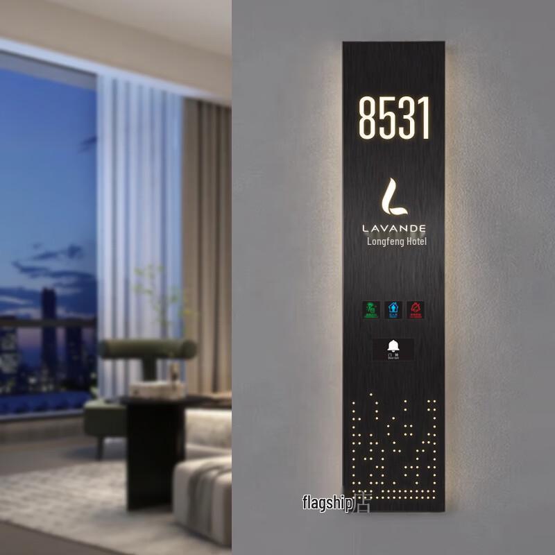 Ally Luminous LED House Number Sign