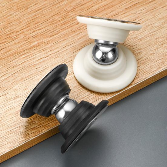 2 stk Magnetisk dørstopper Ingen boring Antikollisjonsdemping Dørholder Baderom Soverom Silikondørlås for RV Trailer Motor